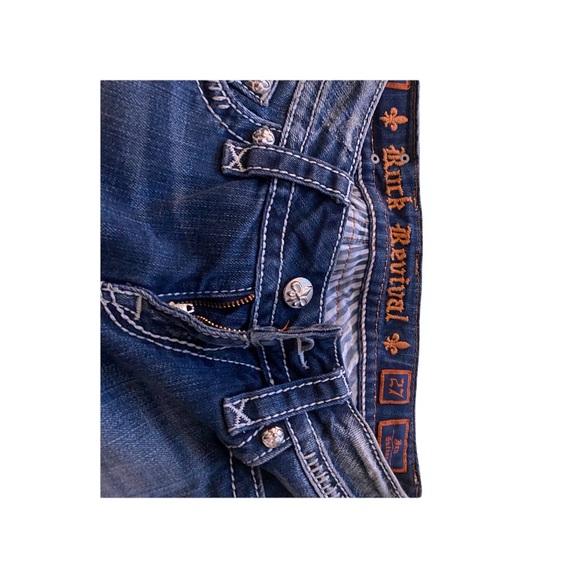 Rock Revival Skinny Jeans size 27 Excellent condition - Picture 3 of 7